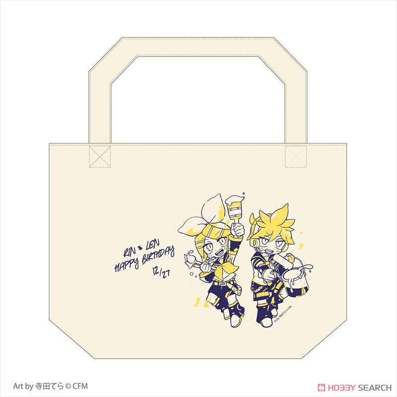 [Hatsune Miku] Kagamine Rin/Len Happy Birthday Mini Tote Bag (Anime Toy) Item picture1