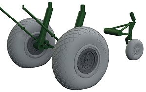 B-17 Wheels (for HK Model) (Plastic model)