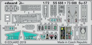 Photo-Etched Parts for Su-57 (for Zvezda) (Plastic model)