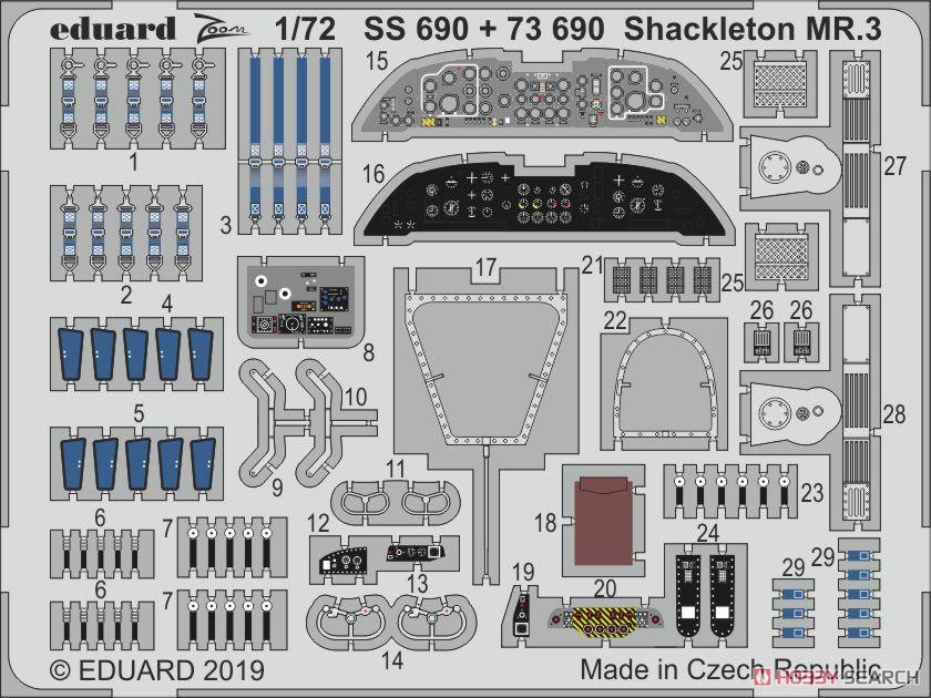 Photo-Etched Parts for Shackleton MR.3 (for Revell) (Plastic model) Other picture1