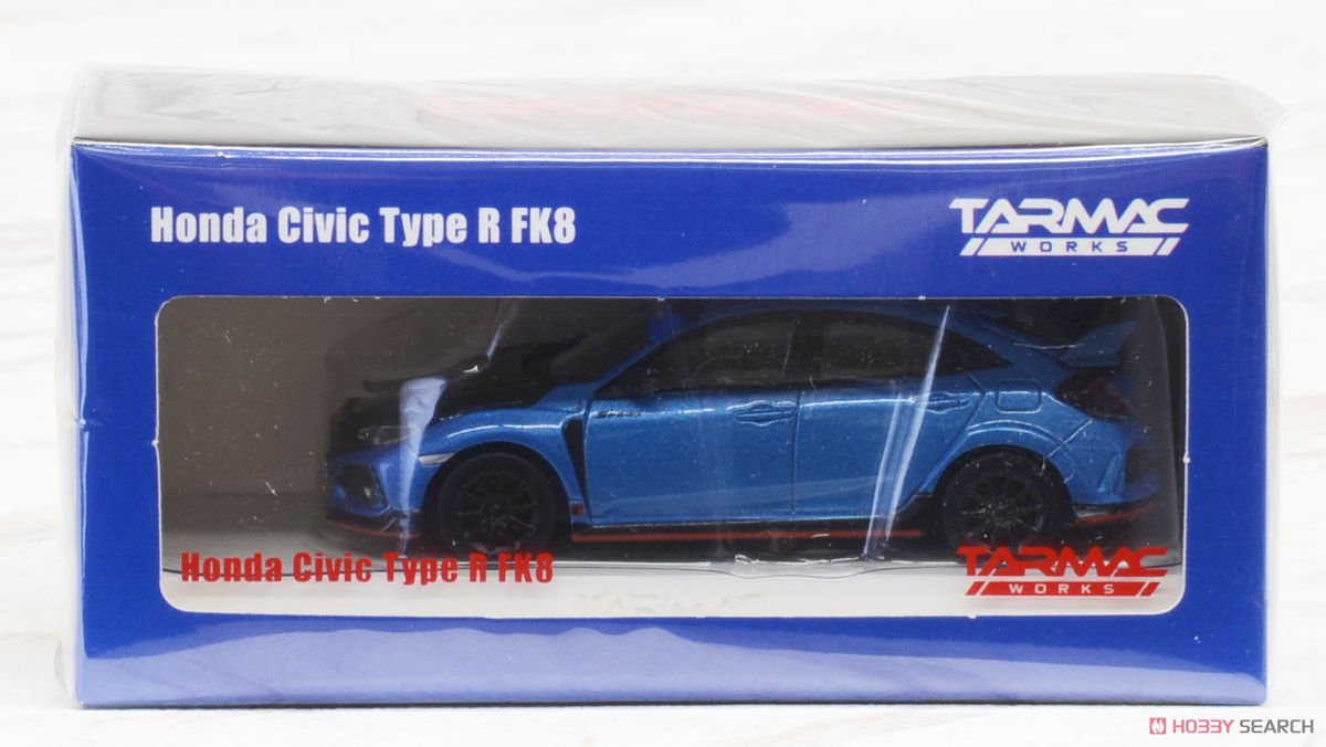 Honda Civic Type R FK8 Brilliant Blue With Black Bonnet (ミニカー) パッケージ1