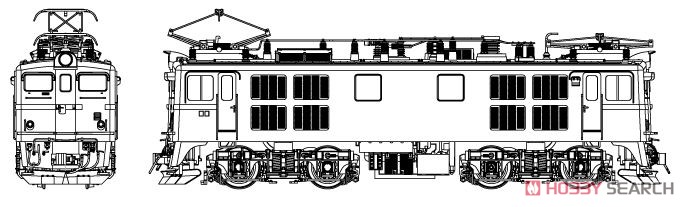 16番(HO) 国鉄 ED71 第1次量産形 (前灯1灯) (塗装済み完成品) (鉄道模型) その他の画像1