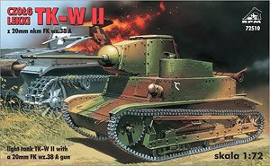 ポ軍 TKW-II偵察戦車・20mm機関砲搭載型 (プラモデル)