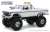 Kings of Crunch - 1979 Ford F-250 Monster Truck - White with 48-Inch Tires (Diecast Car) Item picture1