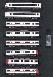 名鉄 1700系 (新塗装) ＋3100系 (1次車・新塗装) 8輛編成セット (動力付き) (8両セット) (塗装済み完成品) (鉄道模型)