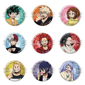 My Hero Academia Trading Can Badge -Tea Party- (Set of 9) (Anime Toy)