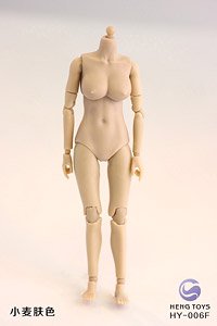 Female Base Model Semi Seamless Joint Tan Large Bust (Fashion Doll)