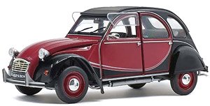 シトロエン 2CV チャールストン (ブラック/マルーン) (ミニカー)