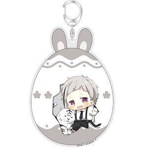 Bungo Stray Dogs Piyotto Rabbit Acrylic Key Ring Atsushi Nakajima (Anime Toy)