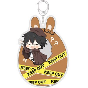 Bungo Stray Dogs Piyotto Rabbit Acrylic Key Ring Ranpo Edogawa (Anime Toy)