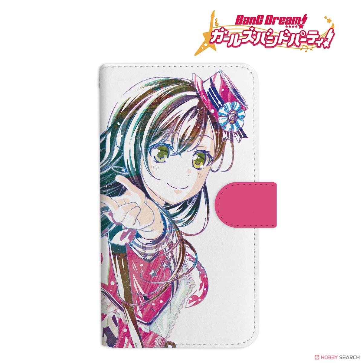 BanG Dream! Girls Band Party! Tae Hanazono Ani-Art Notebook Type Smart Phone Case (L Size) (Anime Toy) Item picture1