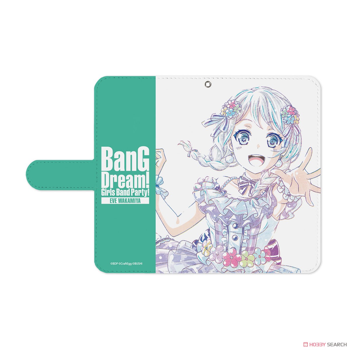 BanG Dream! Girls Band Party! Eve Wakamiya Ani-Art Notebook Type Smart Phone Case (L Size) (Anime Toy) Item picture3