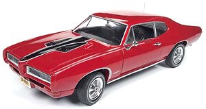 1968 Pontiac GTO Royal Bobcat (Class of 68) (50th Anniversary) Cord R Solar Red (Diecast Car)