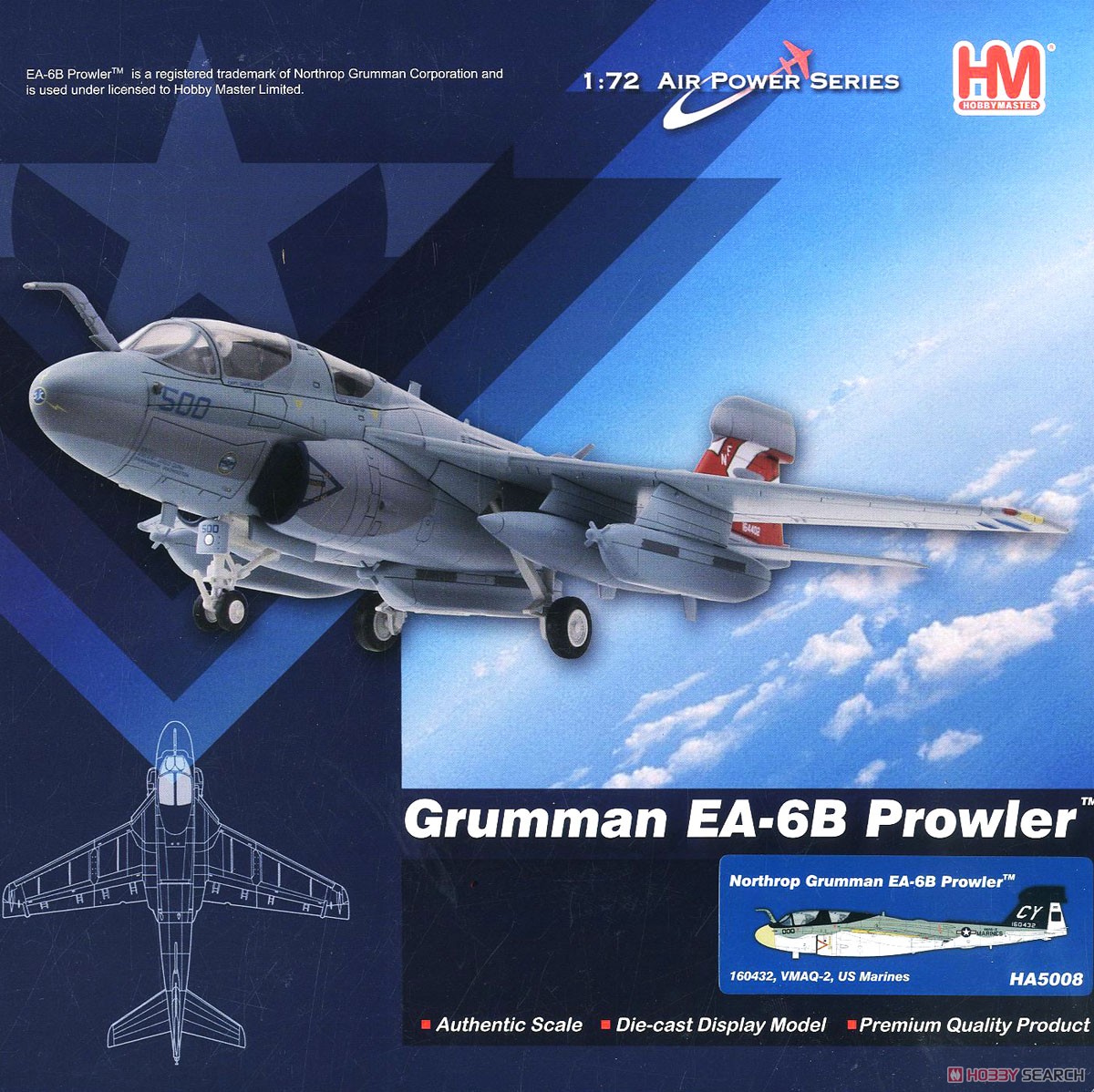 EA-6B プラウラー `VMAQ-2 プレイボーイズ` (完成品飛行機) パッケージ1