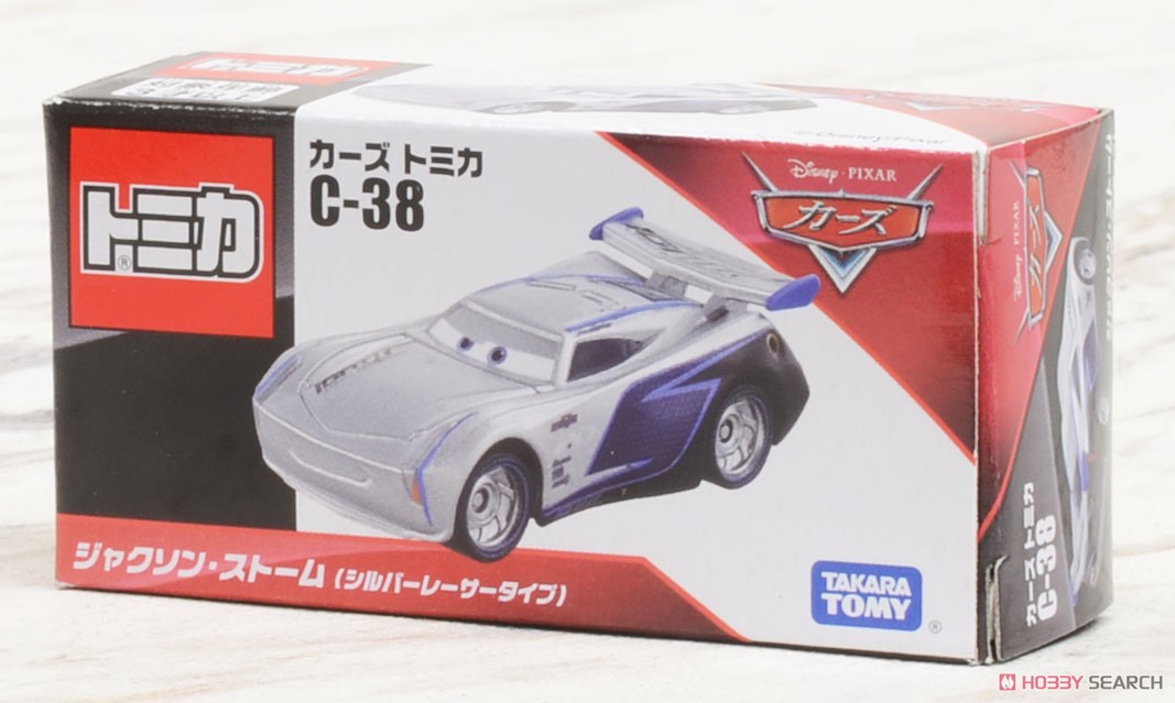 Cars Tomica C-38 Jackson Storm (Silver Racer Type) (Tomica) Package1