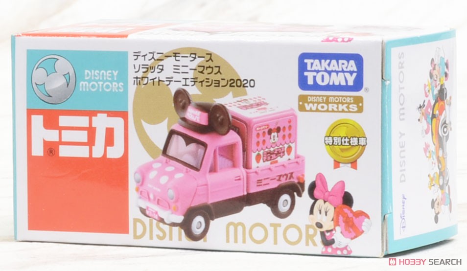 Disney Motors Soratta Minnie Mouse Whiteday Edition 2020 (Tomica) Package1