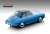 ポルシェ 356 カルマン ハードトップ 1961 グロスライトブルー/ブラックトップ (ミニカー) 商品画像2