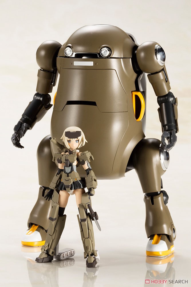 フレームアームズ・ガール ハンドスケール 轟雷 with 20 メカトロウィーゴ `ちゃいろ` (プラモデル) 商品画像1