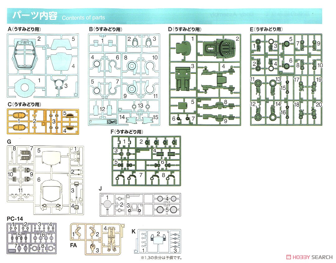 フレームアームズ・ガール ハンドスケール 轟雷 with 20 メカトロウィーゴ `ちゃいろ` (プラモデル) 設計図7