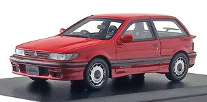 Mitsubishi Mirage Cyborg DOHC 16V-T (1987) California Red (Diecast Car)