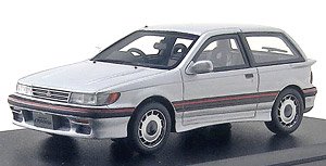 MITSUBISHI MIRAGE CYBORG DOHC 16V-T (1987) グレースシルバー (ミニカー)