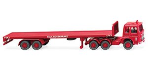 (HO) MAN フラットベッド トラクタートレーラー `Rosenkranz` (鉄道模型)