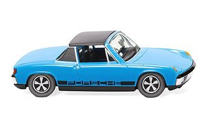 (HO) VW Porsche 914 - Light Blue (Model Train)
