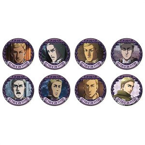 Attack on Titan Trading Can Badge Erwin Special Part 2 (Set of 8) (Anime Toy)