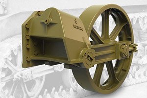 M3軽戦車初期型用誘導輪&サスペンションセット (プラモデル)