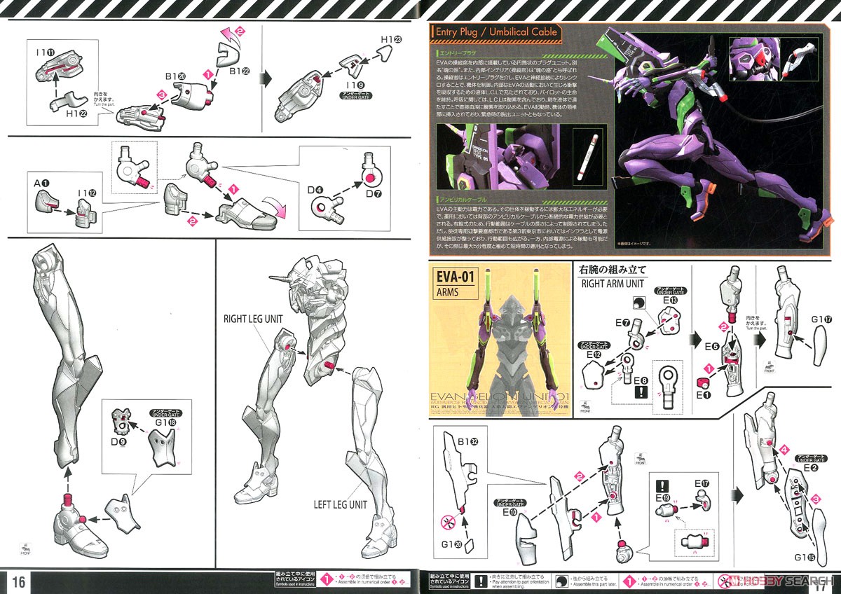汎用ヒト型決戦兵器 人造人間エヴァンゲリオン初号機 (RG) (プラモデル) 設計図7