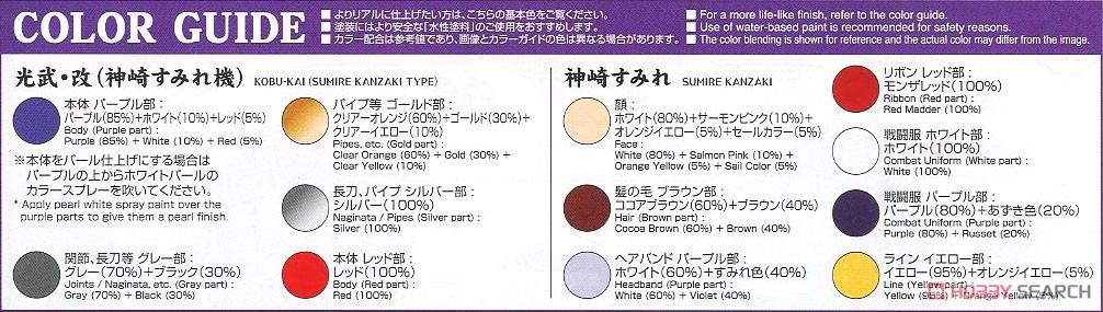 光武・改 (神崎すみれ機) (HG) (プラモデル) 塗装1