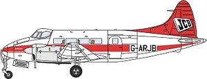 DH Dove JCB G-ARJB (Pre-built Aircraft)