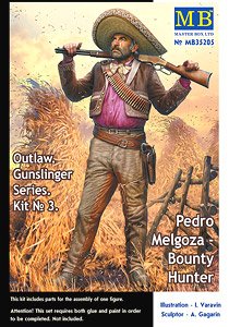 Outlaw. Gunslinger Series. No.3 Pedro Malgoza - Bounty Hunter (Plastic model)
