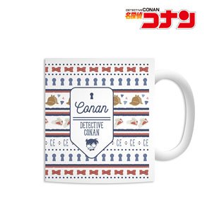 Detective Conan Conan Edogawa Motif Pattern Mug Cup (Anime Toy)