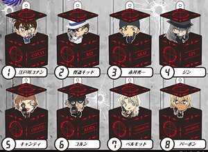 名探偵コナン キャラ箱Vol.10 スナイパーコレクション (8個セット) (キャラクターグッズ)