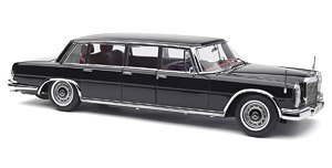 Mercedes-Benz 600 Pullman (W100) Limousine Black (Diecast Car)