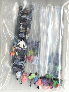 (N)人形: 満員20+シートの客30+運転士1 (鉄道模型)