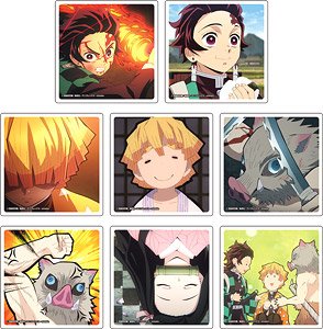 Demon Slayer: Kimetsu no Yaiba Acrylic Coaster (Set of 8) (Anime Toy)