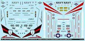 F-14A VF-154 Black Knights Tomcat in Japan 1994/1995 (Decal)