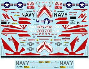F-14A VF-111 Sundowners Tomcat in Japan 1979/1994 (Decal)