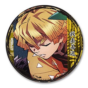 [Demon Slayer: Kimetsu no Yaiba] Leather Badge Design 03 (Zenitsu Agatsuma) (Anime Toy)
