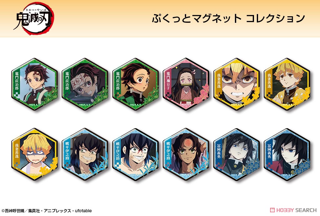 [Demon Slayer: Kimetsu no Yaiba] Pukutto Magnet Collection Box (Set of 12) (Anime Toy) Other picture1