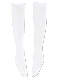 45 Knee-Socks (White) (Fashion Doll)