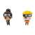 Chimi Mega Buddy Series! Naruto Iruka Umino & Naruto Uzumaki Set (PVC Figure) Item picture2
