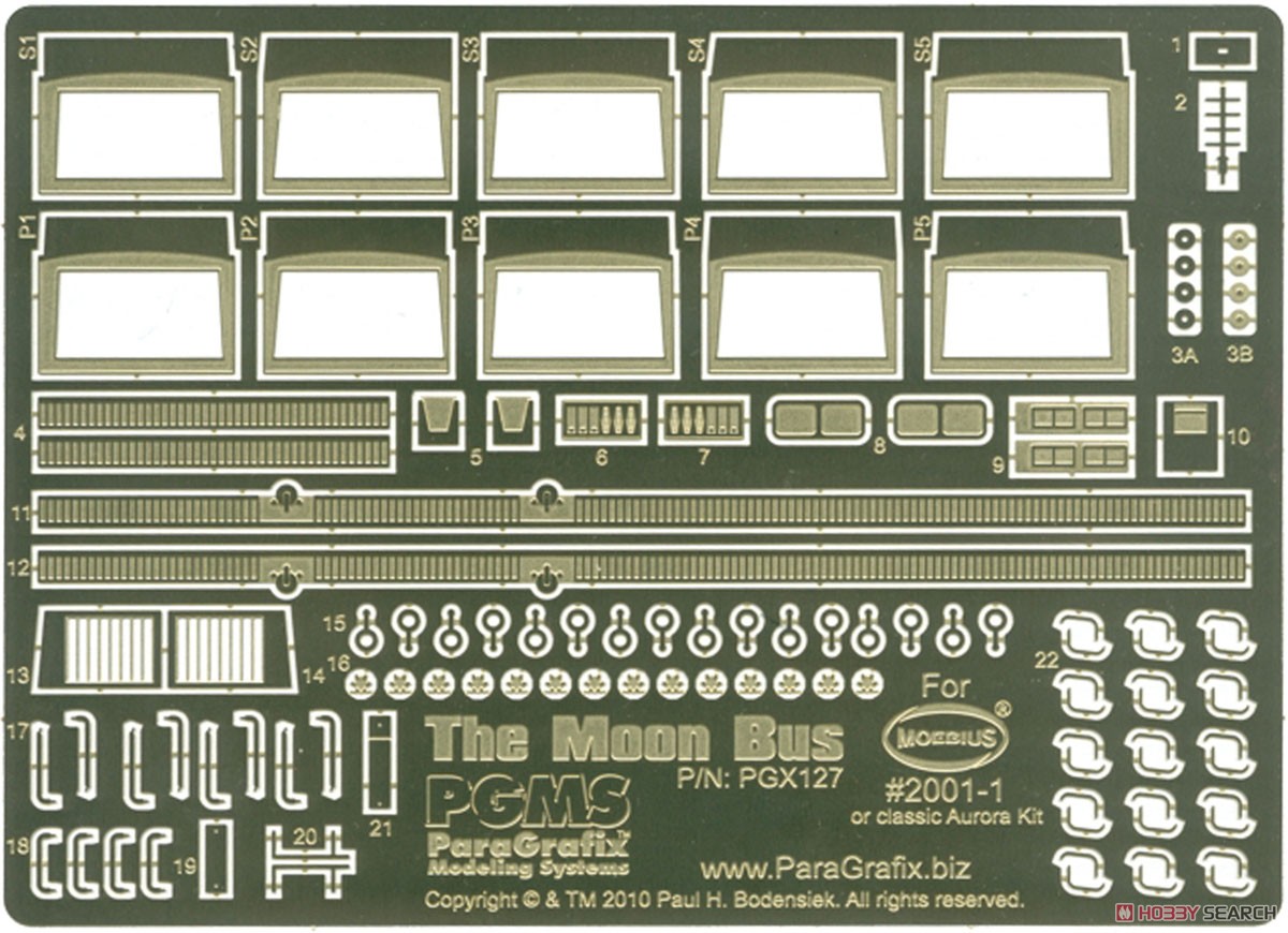 2001年宇宙の旅 1/55 ムーンバス w/ディテールアップエッチングパーツ (プラモデル) 商品画像1