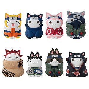 Nyaruto! Naruto Konoha no Yukai na Nyanko-tachi (Set of 8) (PVC Figure)