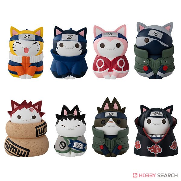 ニャルト！ NARUTO -ナルト- 木ノ葉の愉快なニャンコたち編 (8個セット) (フィギュア) 商品画像1