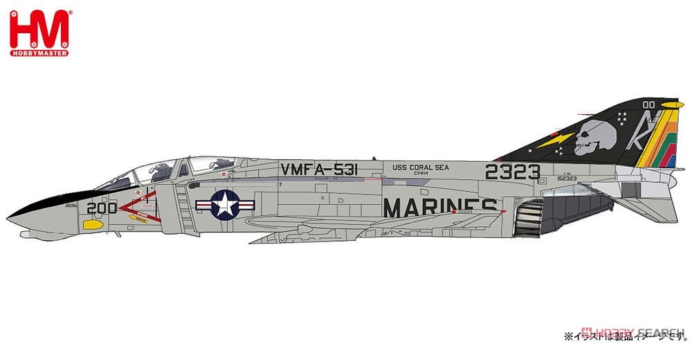 McDonnell Douglas F-4N Phantom II 152323, VMFA-531 `Gray Ghosts`, USS Coral Sea (Pre-built Aircraft) Other picture1