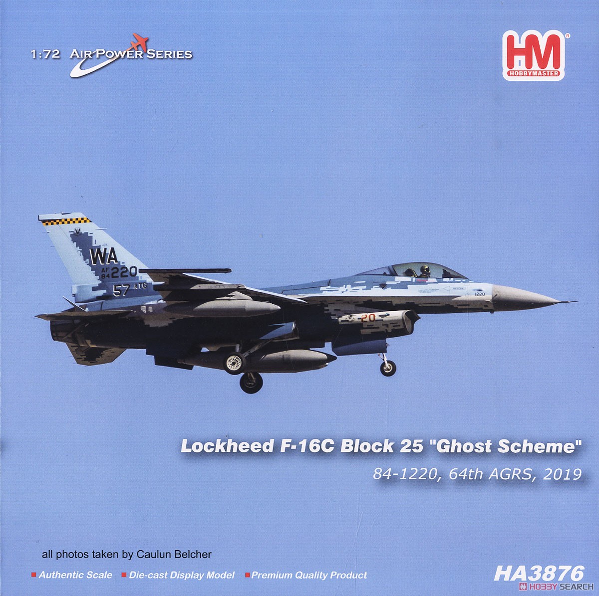 Lockheed F-16C Block 25 `Ghost Scheme`84-1220, 64th AGRS, 2019 (Pre-built Aircraft) Package1