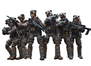 1/18 US Navy Seals (Completed)